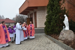 12.12.2021 - Poświęcenie figury Matki Bożej Niepokalanej
